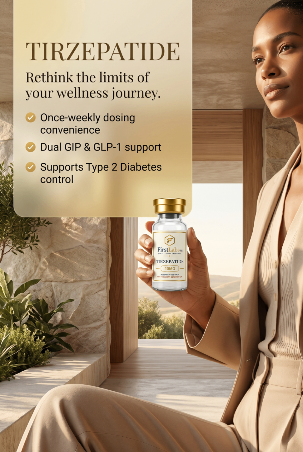 Tirzepatide lifestyle poster